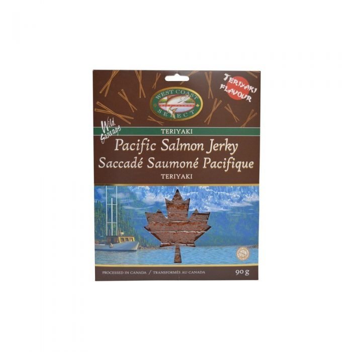 Wild Pacific Canadian Salmon Jerky Flavour 4 Pack